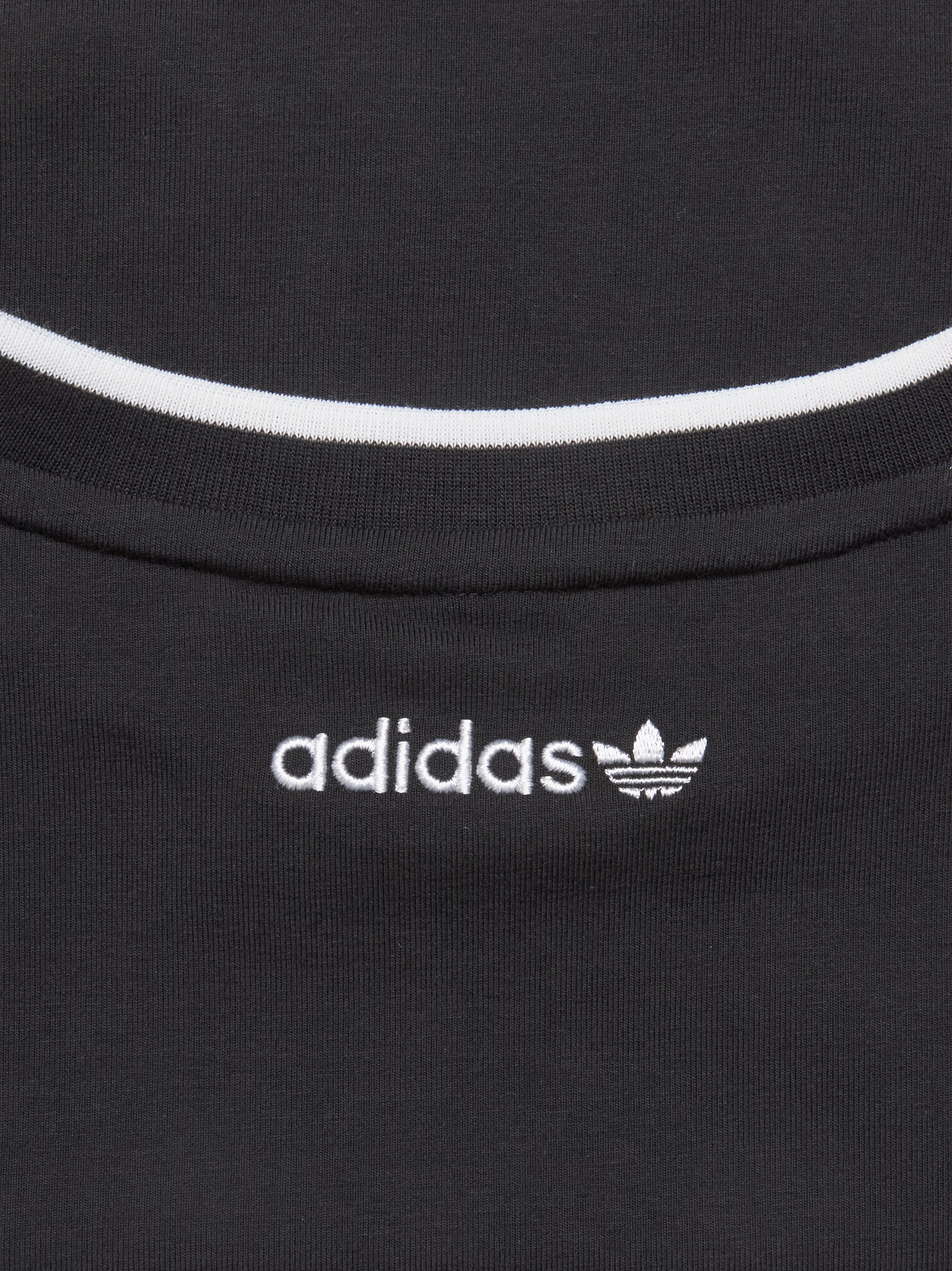 Graphic Baby Tee in Black