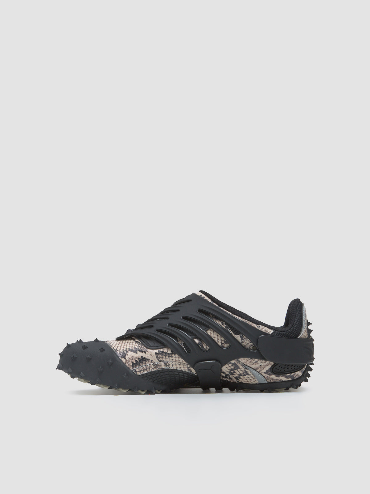 x A$AP ROCKY Mostro Gabbia Snake Sneaker in Totally Taupe & Black