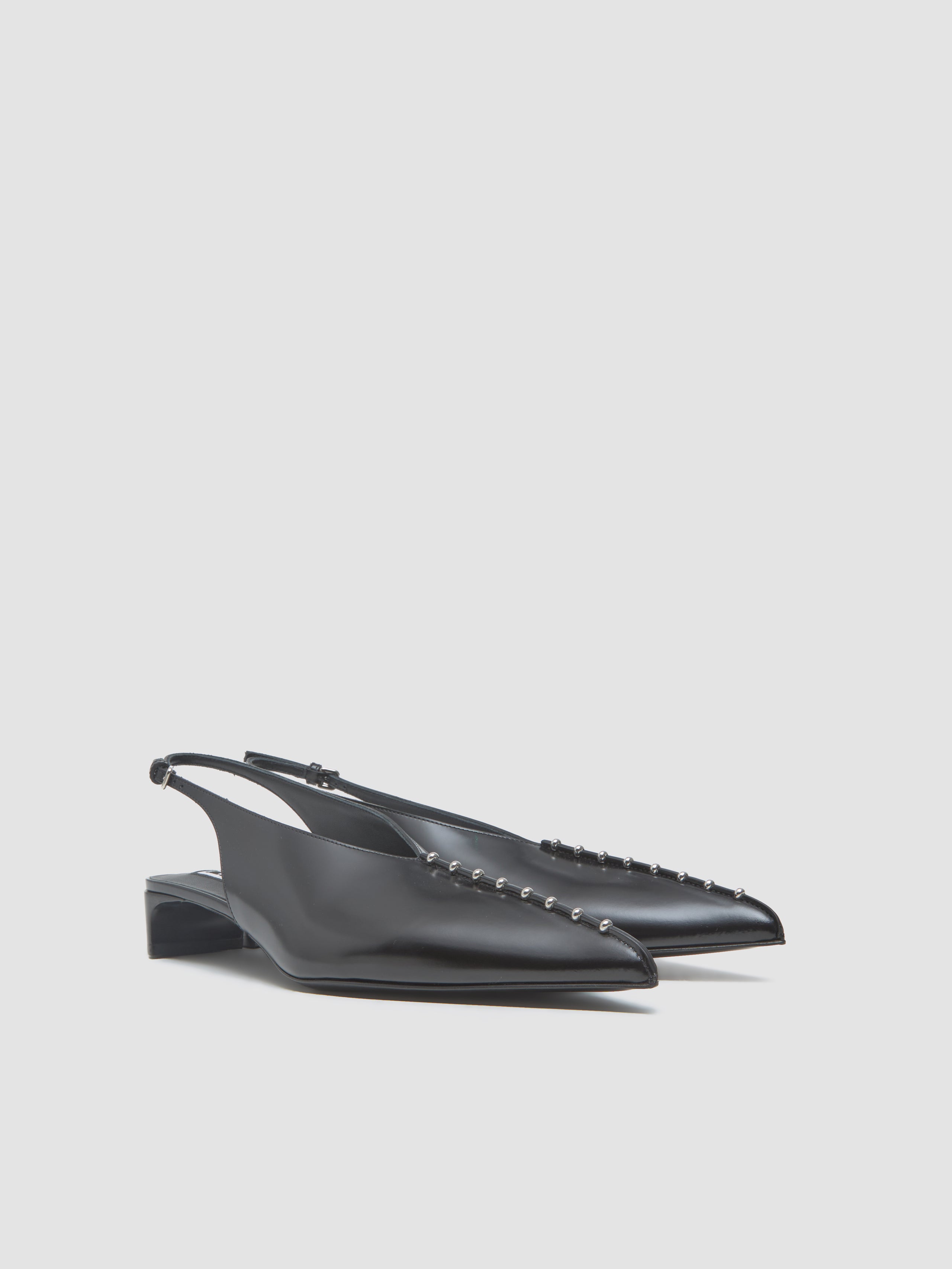 Sling Back Pumps in Black