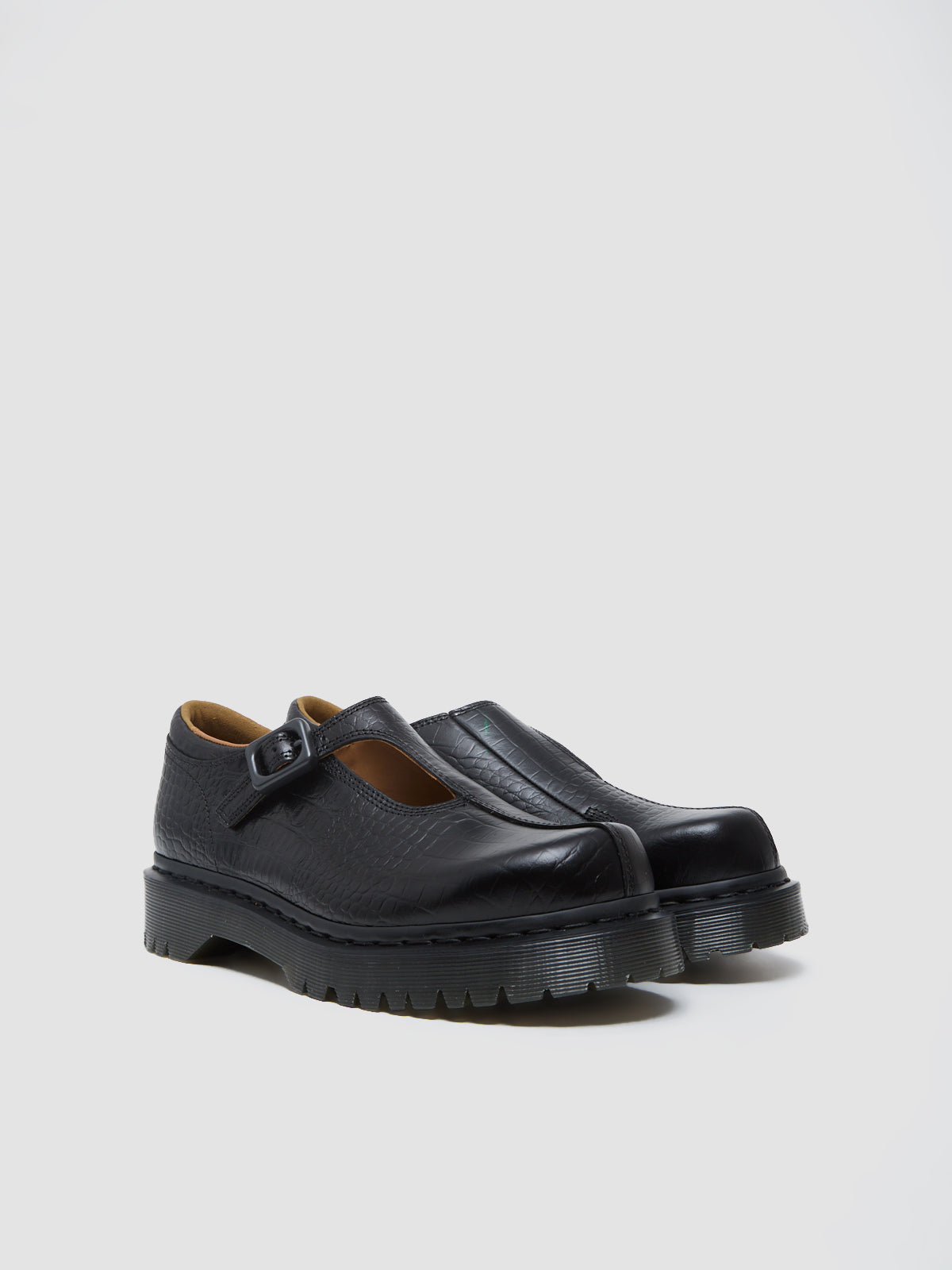Rejena Mary Jane Shoes in Black