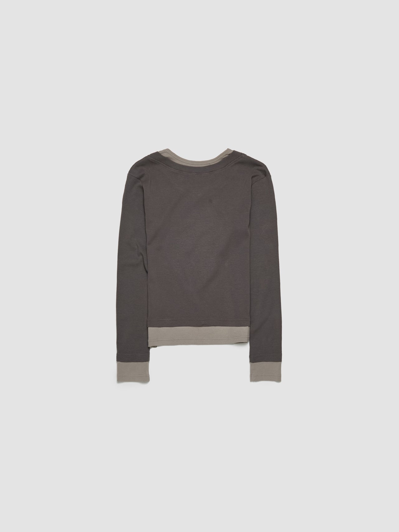 Long Sleeved T-Shirt in Grey