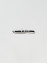 Leather Belt 2 cm in Black