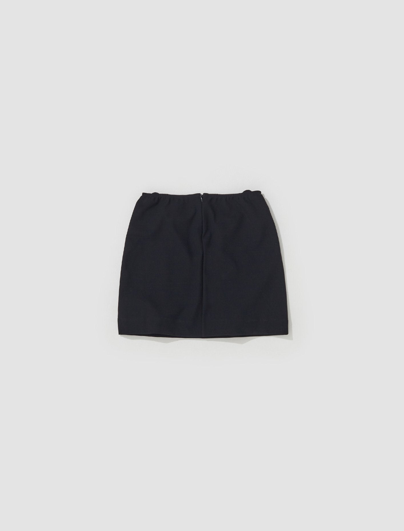 Mini Skirt with Hip Heart Detail in Black