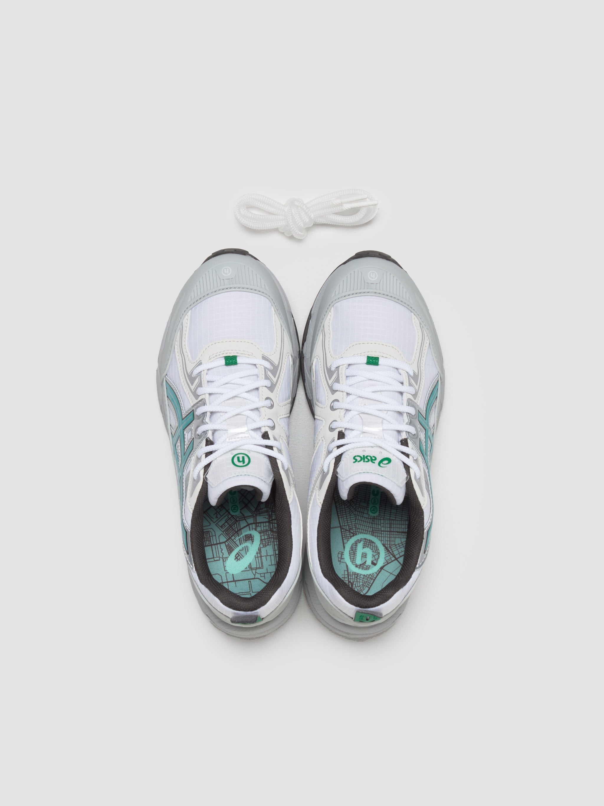 x Hidden NY GEL-VENTURE 6 SHIELD Sneaker in White & Wasabi