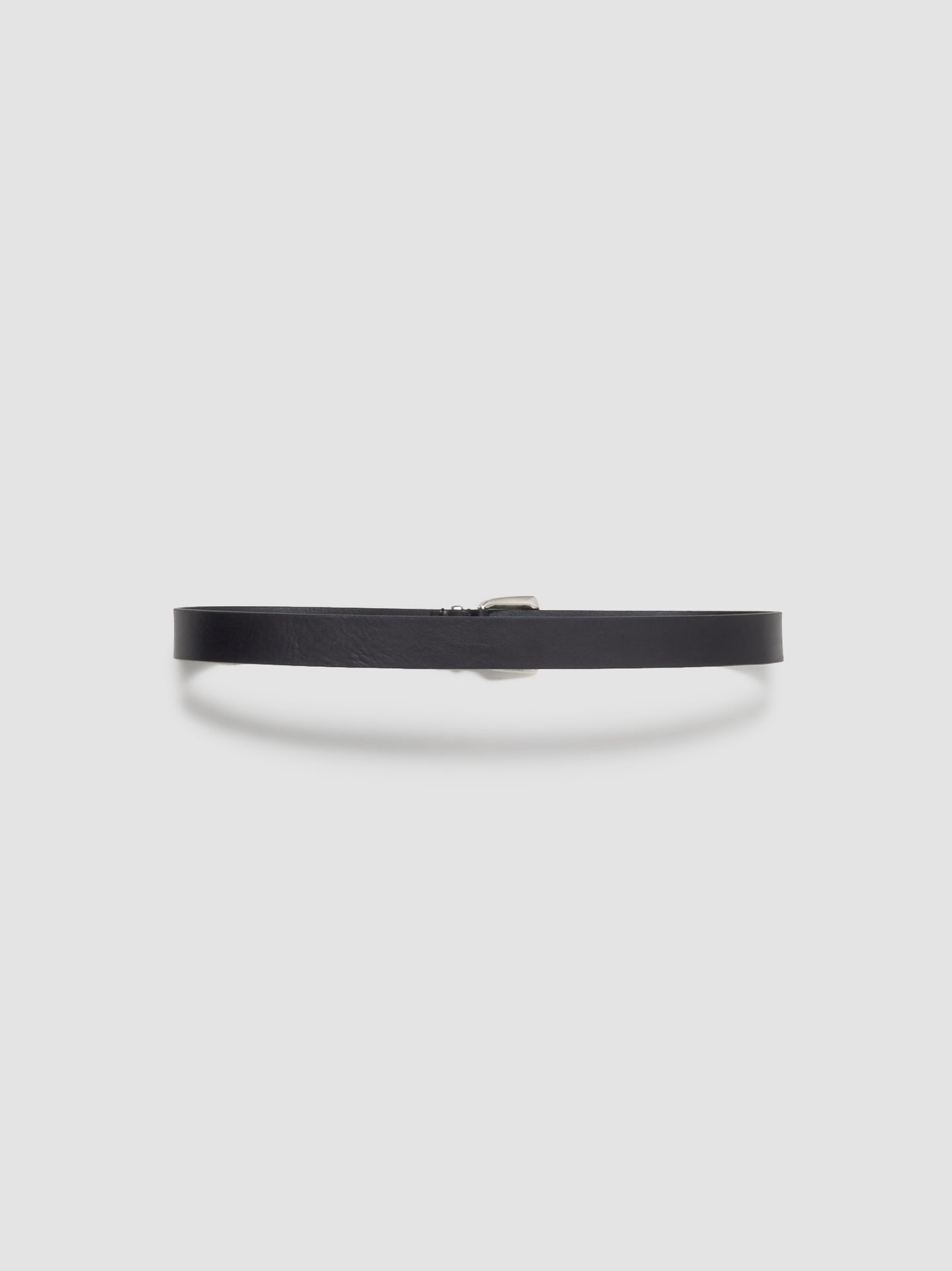 M2418 Leather Belt in Black
