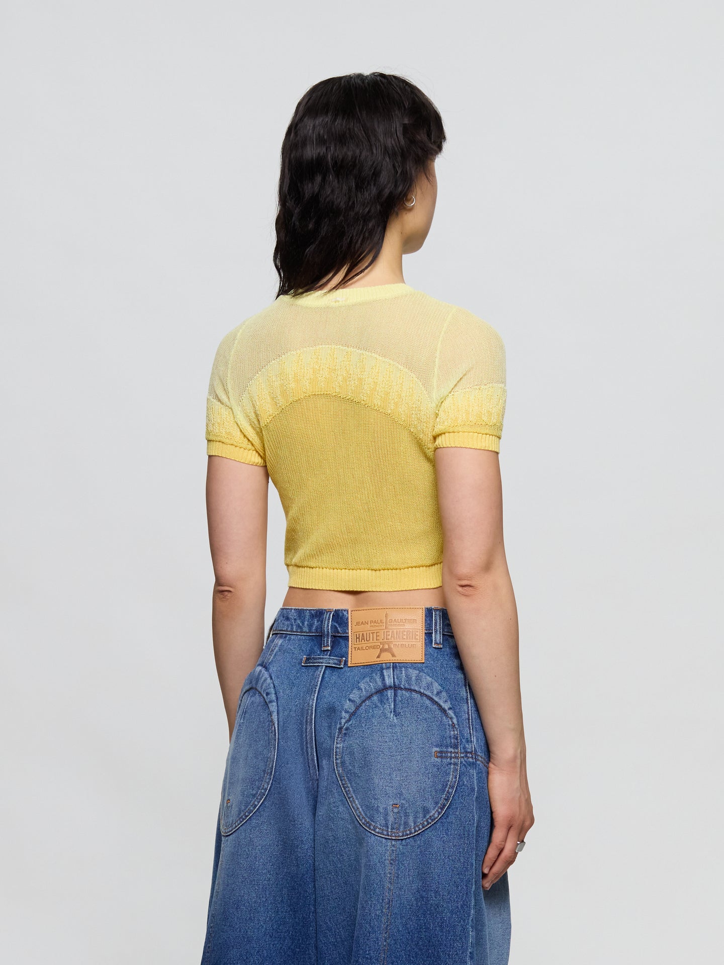 Fanged Tee in Light Yellow