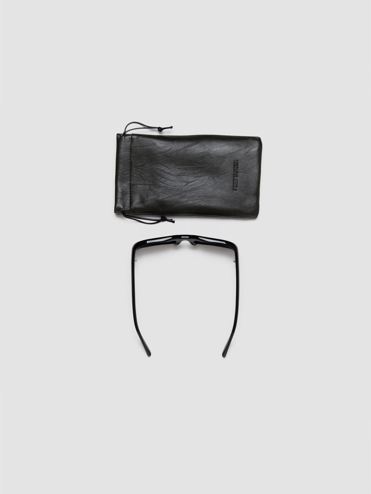 Mektoub Sunglasses in Black with Black Lenses