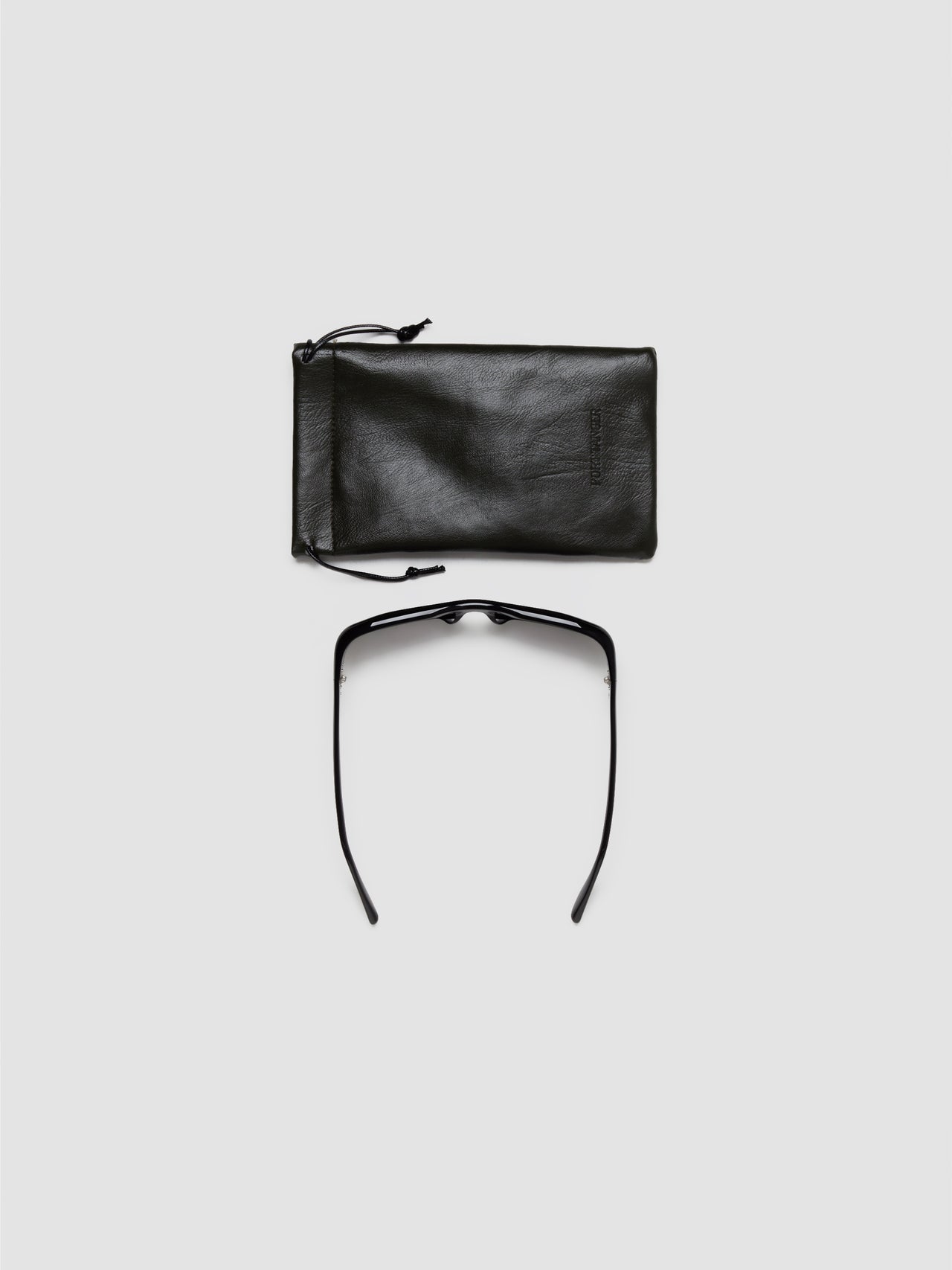 Ghaib Sunglasses in Black with Black Lenses