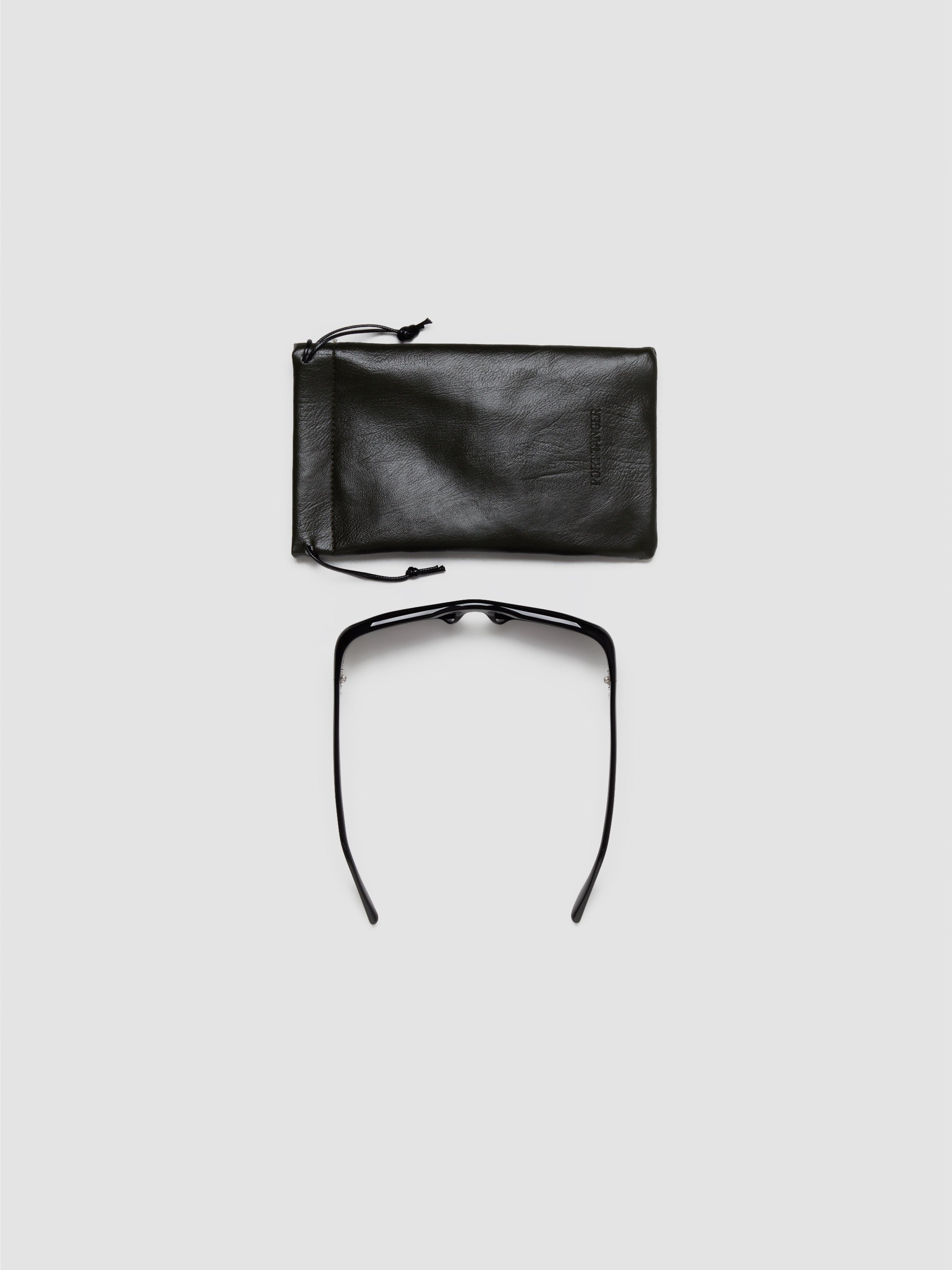 Ghaib Sunglasses in Black with Black Lenses