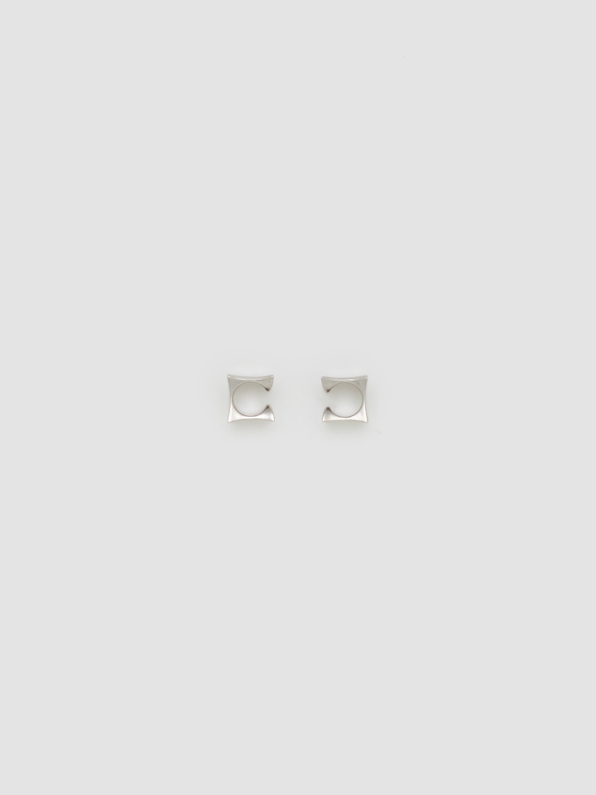 Chunk Ear Cuffs in Silver