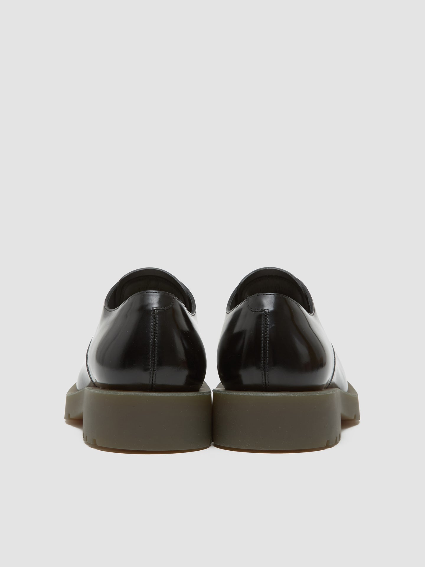 Lace-Up Derby Shoes in Black