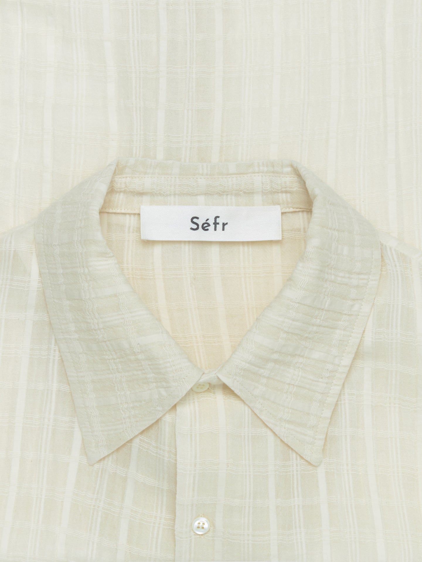 Ignacio Shirt in Cloud White Check