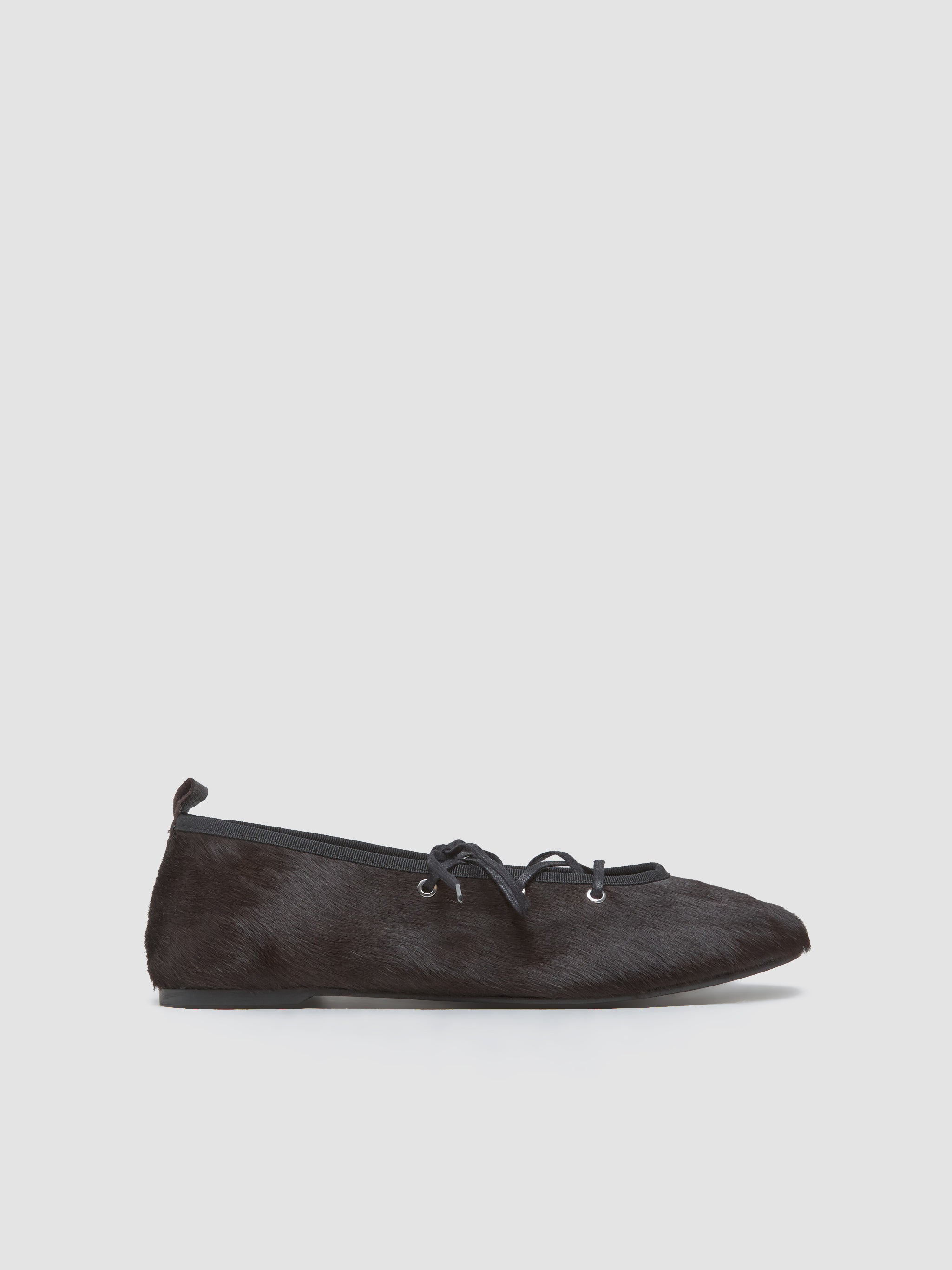 Pina Lace-up Ballerina in Brown