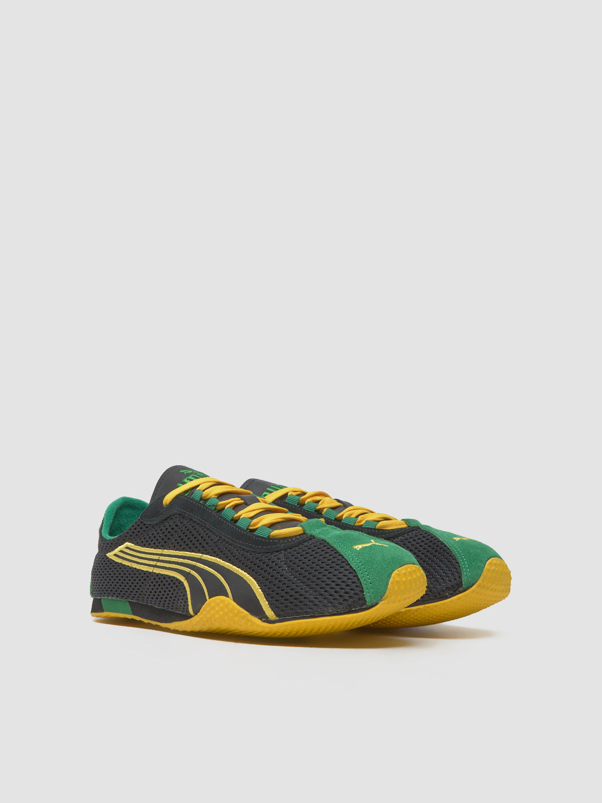 H-Street Sneaker in Black & Yellow Sizzle