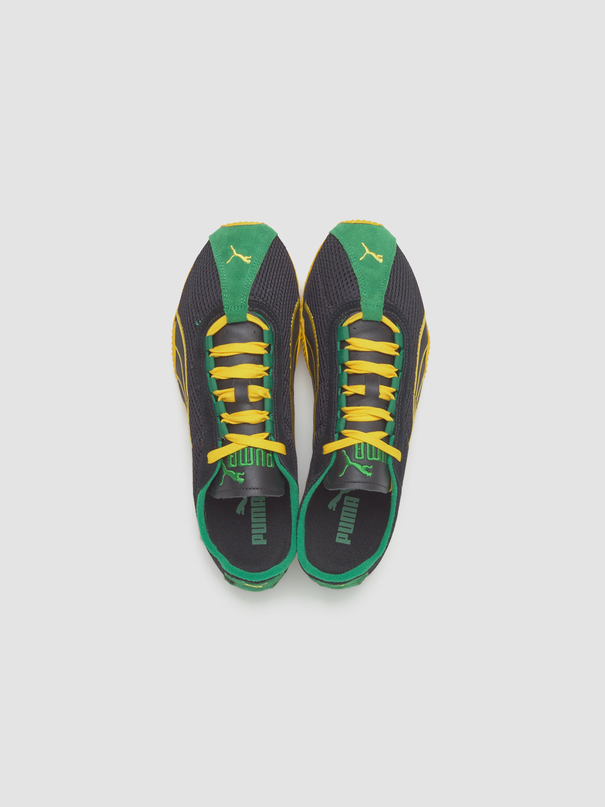 H-Street Sneaker in Black & Yellow Sizzle
