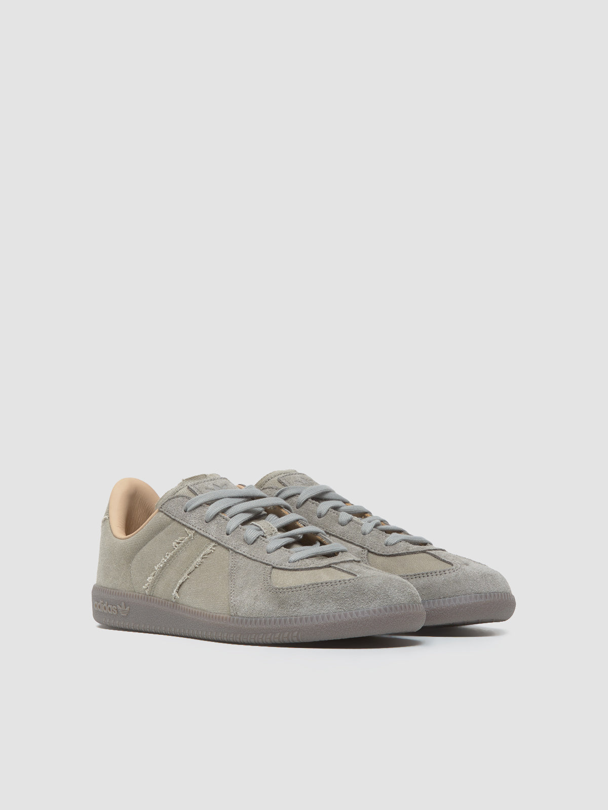 BW Army Sneaker in Silver Pebble & Brown