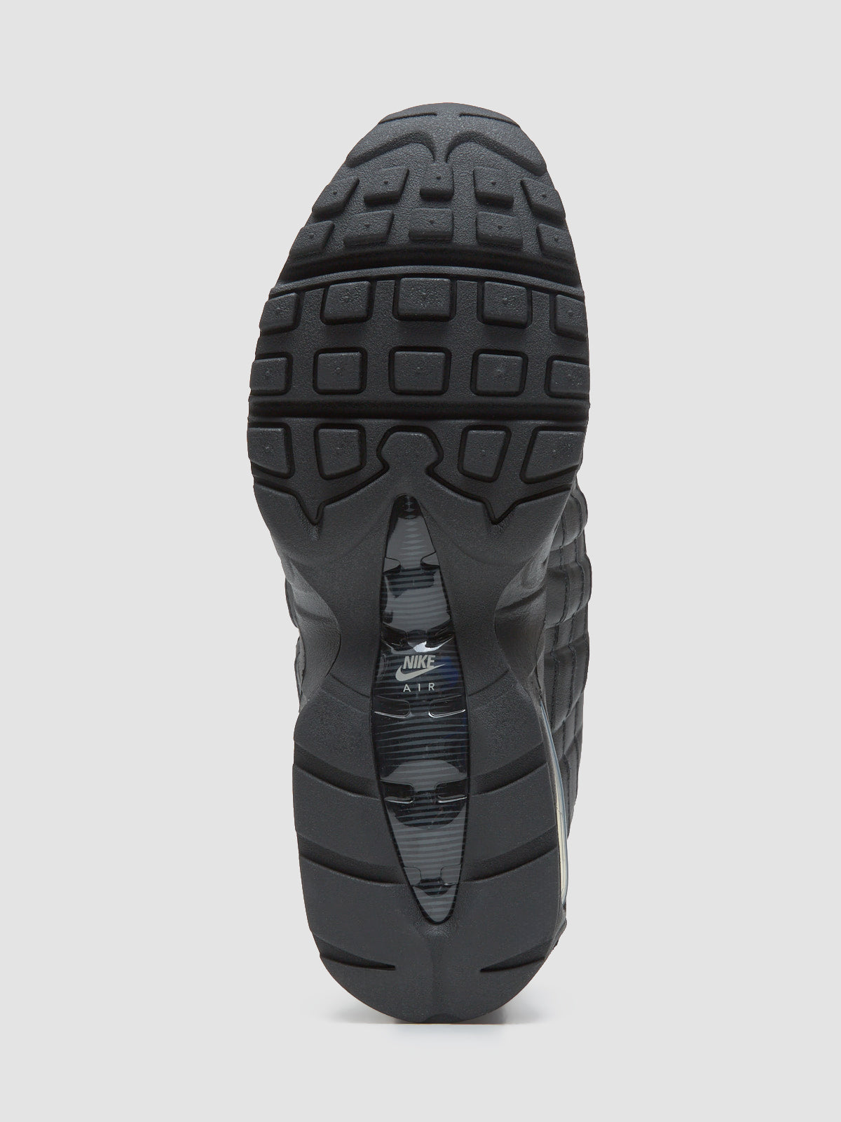 Air Max 95 Big Bubble Leather Sneaker in Black