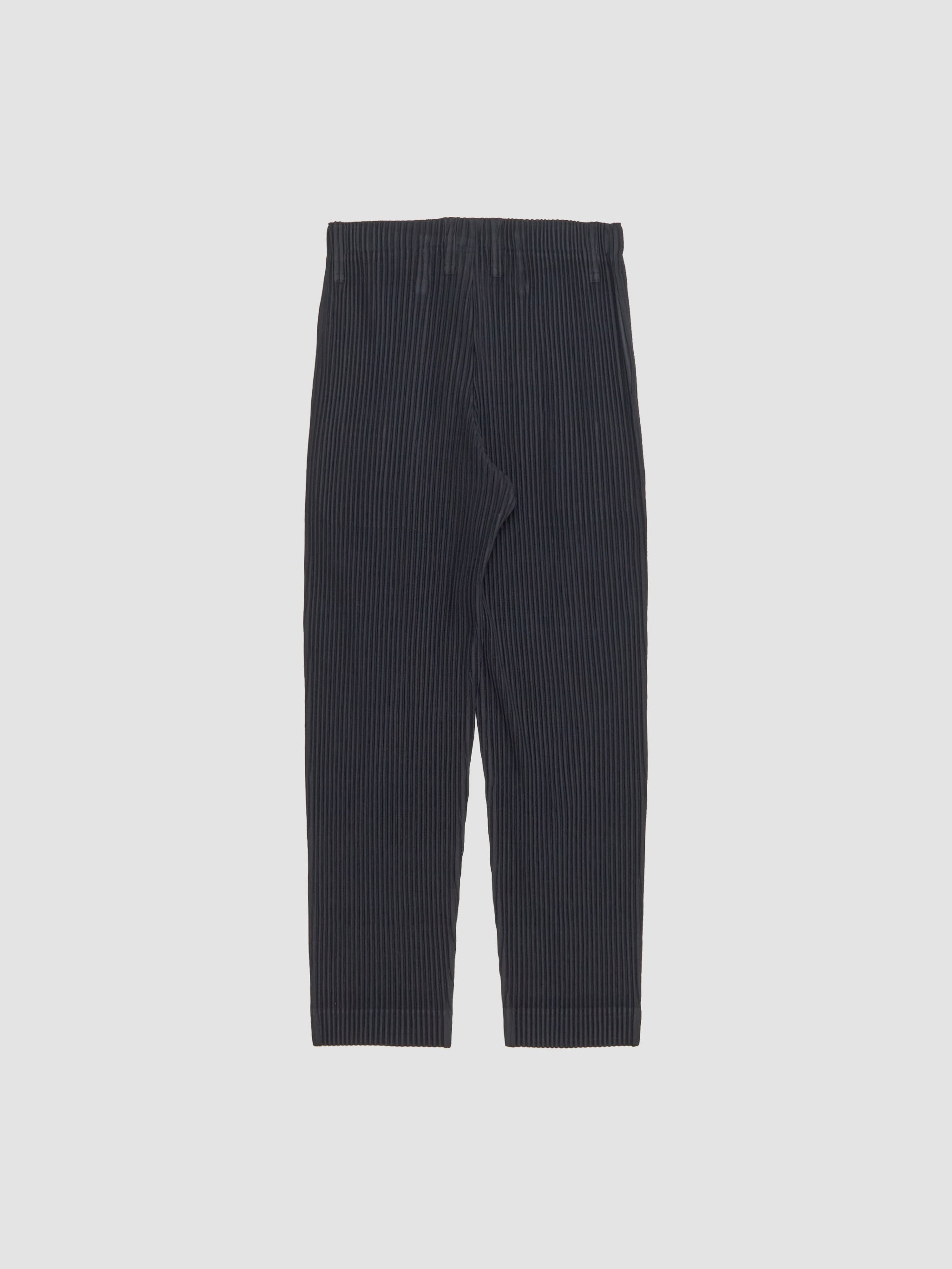 Basic Pleated Trousers in Black