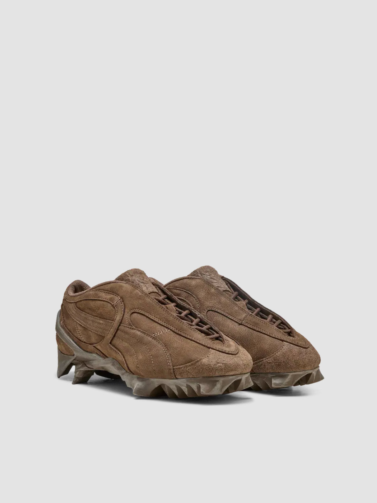 x NO/FAITH STUDIOS Beisser Sneaker in Chocolate