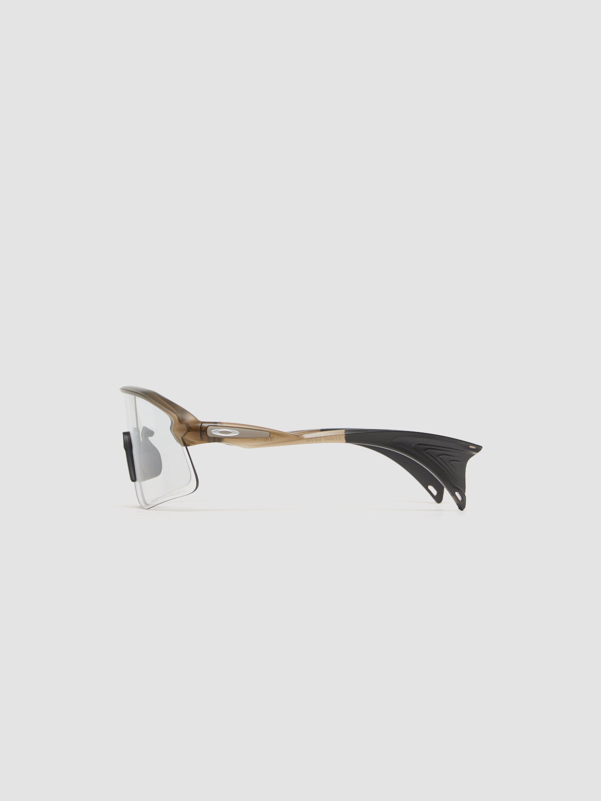 x Satisfy Stunt Devil in Matte Brown with Clear Lenses